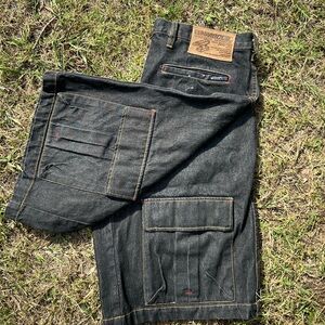 Vintage made in USA embroidered Mecca jorts